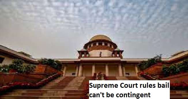 Supreme Court rules bail can't be contingent on co-accused surrender.