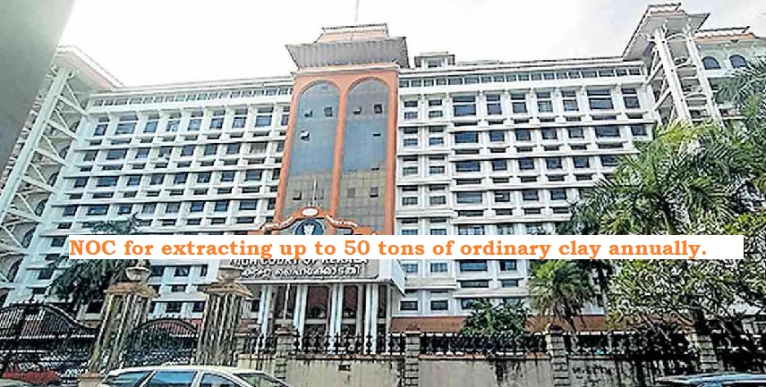  Kerala High Court exempts traditional potters from NOC for extracting up to 50 tons of ordinary clay annually.