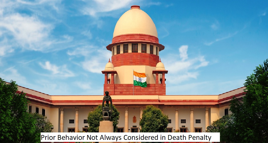 SC: Prior Behavior Not Always Considered in Death Penalty; Sentence Commuted.