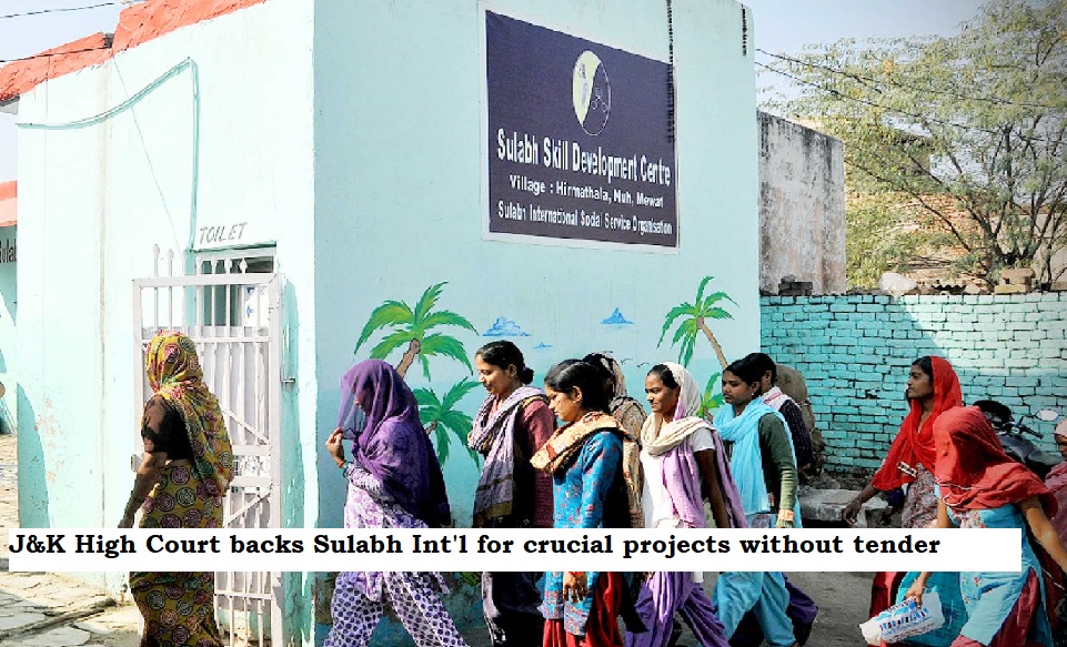  J&K High Court backs Sulabh Int'l for crucial projects without tender. #PublicProjects #SanitationContracts