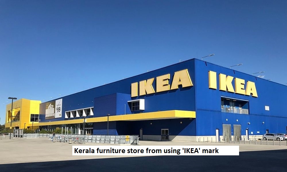  No recent info on Delhi High Court case restricting Kerala furniture store from using 'IKEA' mark