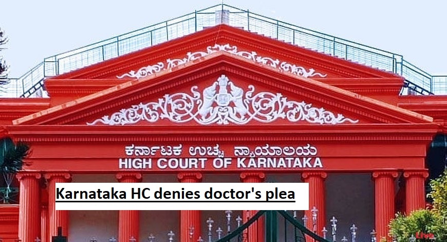 Karnataka HC denies doctor's plea in 2006 PGET malpractice case with disputed facts.