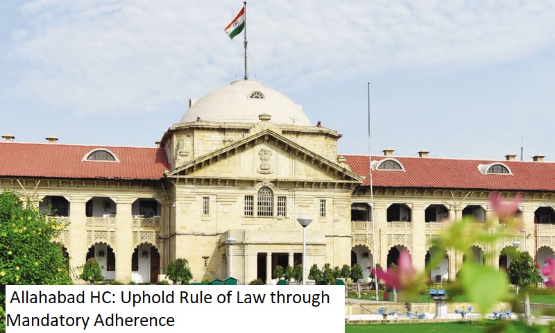  Allahabad HC: Uphold Rule of Law through Mandatory Adherence to Natural Justice in Blacklisting.