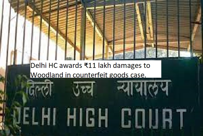  Delhi HC awards â‚¹11 lakh damages to Woodland in counterfeit goods case.