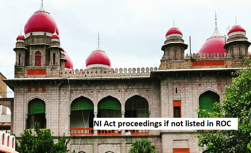High Court: Executive Director not protected from NI Act proceedings if not listed in ROC