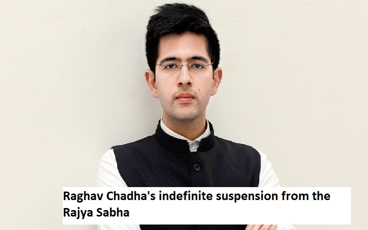 The Supreme Court is worried about AAP MP Raghav Chadha's indefinite suspension from the Rajya Sabha.